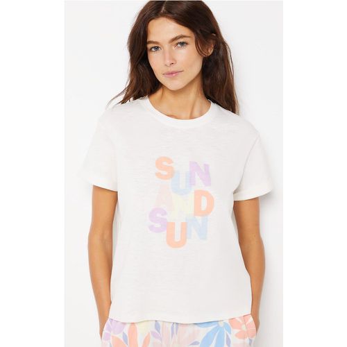 T-shirt de pyjama imprimé 'sun and sun' - Sun - XS - - Etam - Modalova