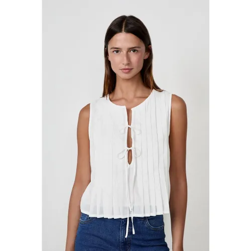 Top sans manches à nœuds - Sally - XS - Etam - Modalova