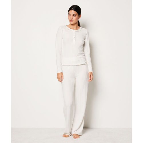 Pantalon de pyjama côtelé droit - Maidy - XS - Etam - Modalova