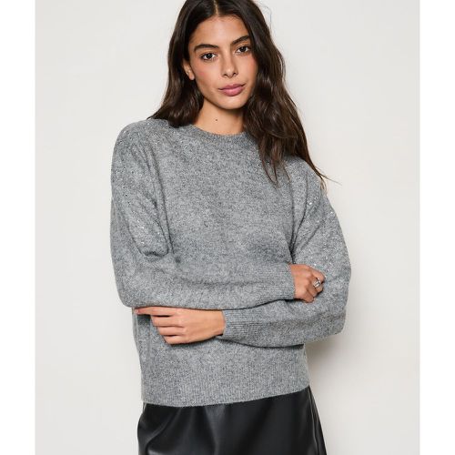 Pull col rond détails strass - Fingrid - M - Etam - Modalova