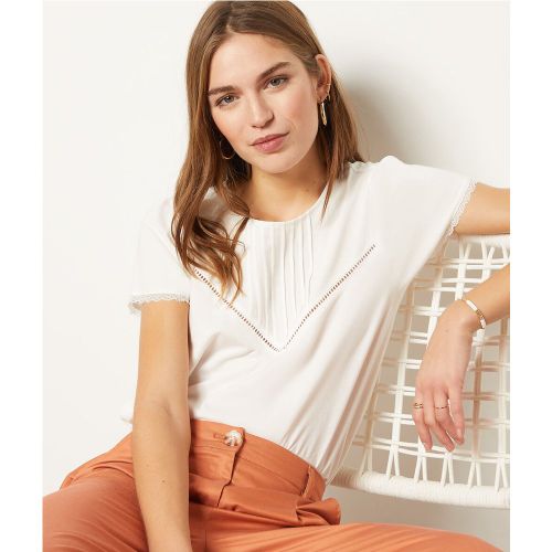 T-shirt manches courtes en coton mélangé - Sunie - XS - - Etam - Modalova