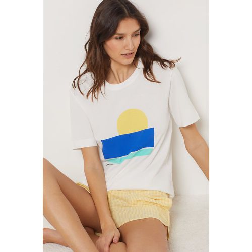 T-shirt de pyjama imprimé soleil - Gabryela - XS - - Etam - Modalova