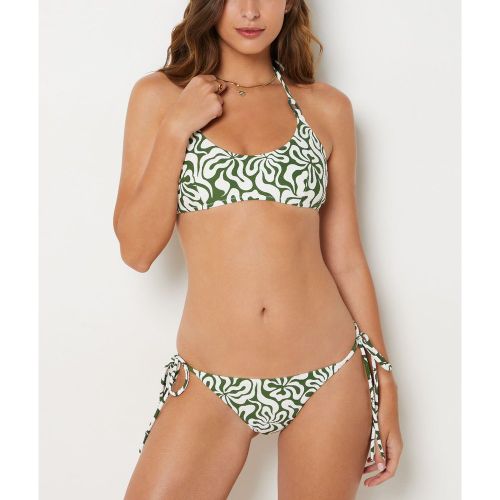 Culotte bikini ficelle bas de maillot fleuri à nouer - Hawai - 42 - Etam - Modalova