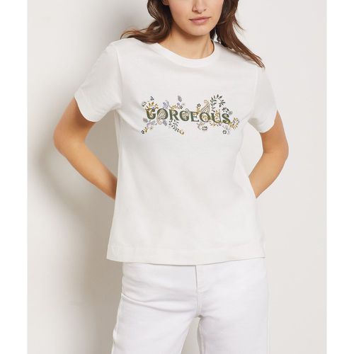 T-shirt mprimé 'gorgeous' en coton - Silla - XS - - Etam - Modalova