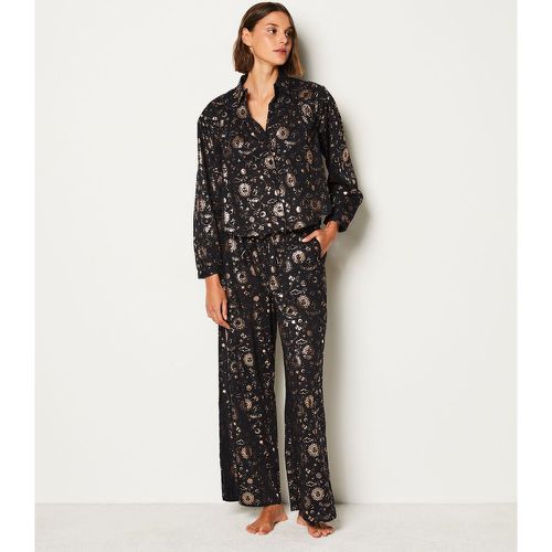 Pantalon de pyjama en coton imprimé constellation - Maissa - S - Etam - Modalova