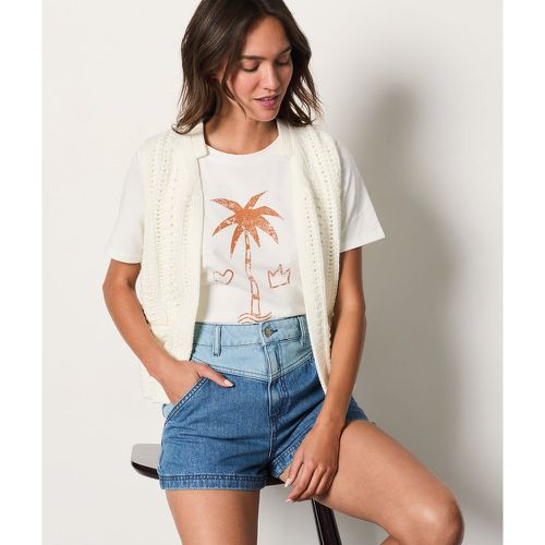 Short en jean bicolore - Daffy - 34 - - Etam - Modalova