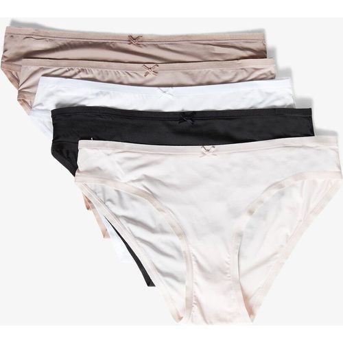 Lot de 5 culottes en microfibre - Jack Micro - XS - Etam - Modalova