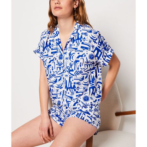 Chemise de pyjama imprimée manches courtes - Gianna - L - - Etam - Modalova