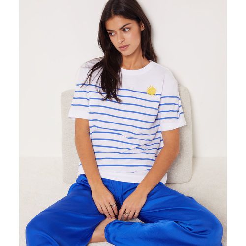 T-shirt de pyjama à rayures  - Gwenn - S - - Etam - Modalova