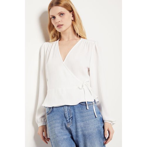 Blouse col v à nouer - Mikaela - XS - - Etam - Modalova