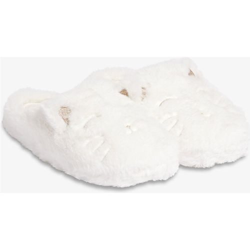 Chaussons mules en fourrure chat - Lovy - 40/41 - Etam - Modalova