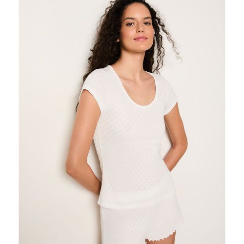 T-shirt de pyjama manches courtes en coton imprimé - Pollin - S - Etam - Modalova