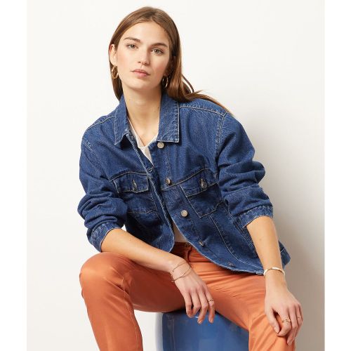 Veste en jean détails brodés - Camomil - M/L - Etam - Modalova