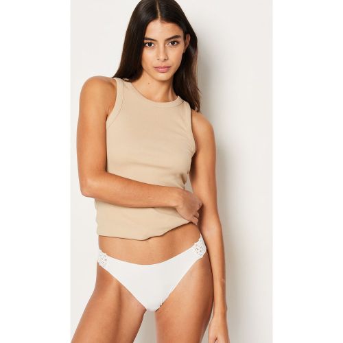 Culotte en microfibre et dentelle - Wish - XS - Etam - Modalova