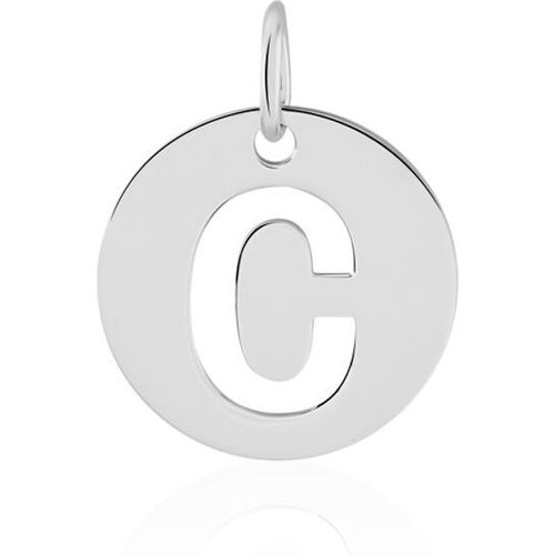 Pendentif Elio C Argent Blanc - Histoire d'Or - Modalova