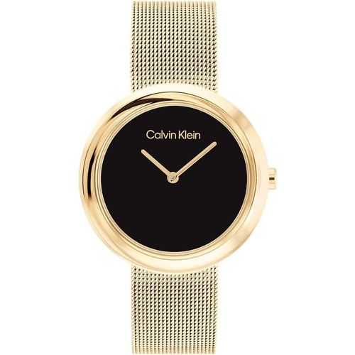 Montre Twisted Bezel Noir - Calvin Klein - Modalova