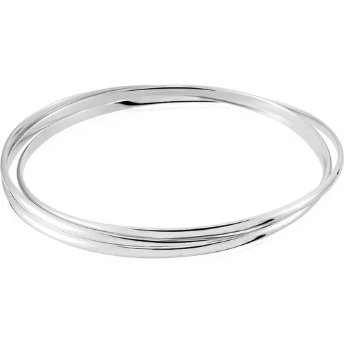 Bracelet Jonc Hugoline Argent Blanc - Histoire d'Or - Modalova