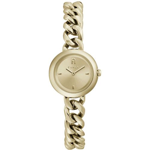 Montre Furla Chain Round DorÃ© - Furla - Modalova