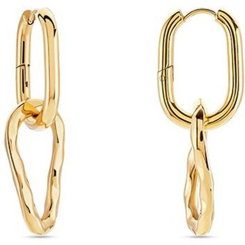 Boucles D'oreilles Pendantes Gold Aura Acier - Histoire d'Or - Modalova