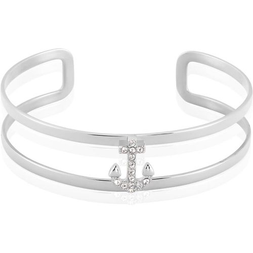 Bracelet Jonc Meysa Acier Strass - Imagine - Modalova