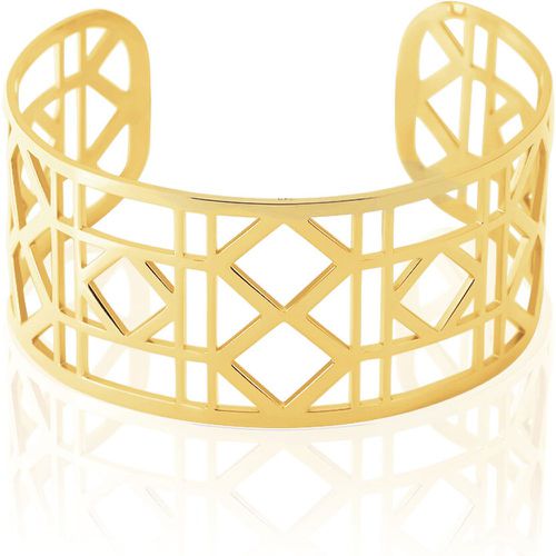 Bracelet Jonc Luyanna Acier Jaune - Imagine - Modalova