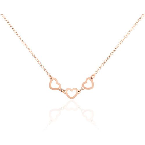 Collier Trinity Argent Rose - Histoire d'Or - Modalova