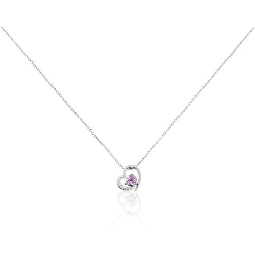 Collier Eliana Or Amethyste Et Oxyde De Zirconium - Histoire d'Or - Modalova