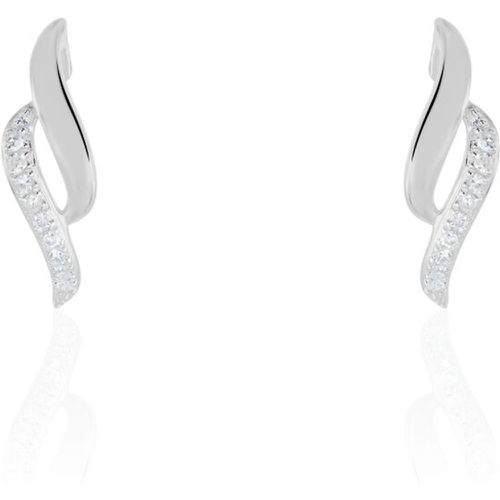 Boucles D'oreilles Puces Callum Or Diamant - Histoire d'Or - Modalova