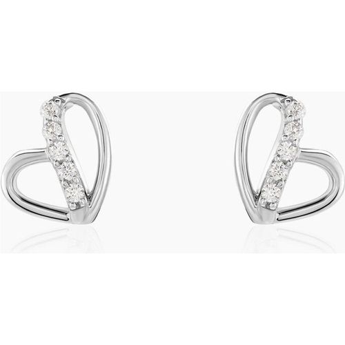 Boucles D'oreilles Puces Arika Argent Oxyde De Zirconium - Histoire d'Or - Modalova