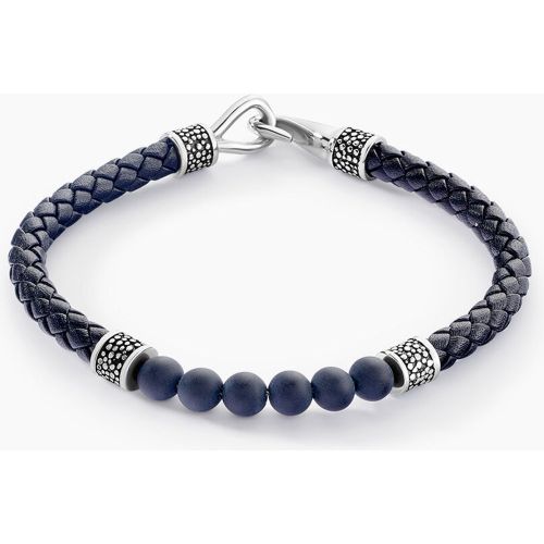 Bracelet Genaelleae Acier Agate - Jourdan - Modalova