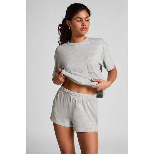 Pyjama taille élastique et t-shirt à poche - Hunkemöller - Modalova