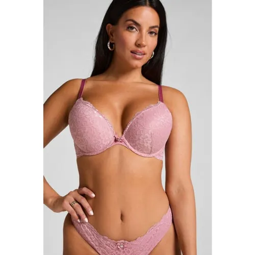 Soutien-gorge à armatures préformé push-up Marine - Hunkemöller - Modalova