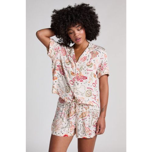 Hunkemöller Short Satin Blanc - Hunkemöller - Modalova