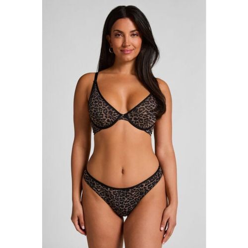 String échancré léopard Tara - Hunkemöller - Modalova