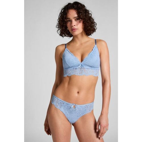 Hunkemöller String Posie Bleu - Hunkemöller - Modalova