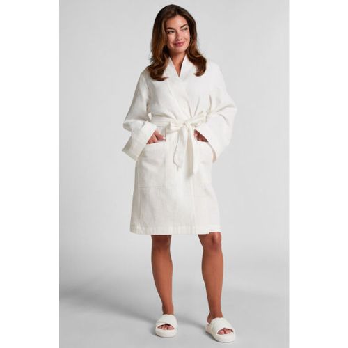 Hunkemöller Peignoir gaufré Blanc - Hunkemöller - Modalova