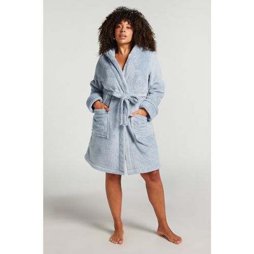 Hunkemöller Peignoir Fleece Bleu - Hunkemöller - Modalova