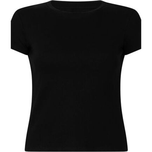 Haut de pyjama manches courtes rib crew neck - Hunkemöller - Modalova