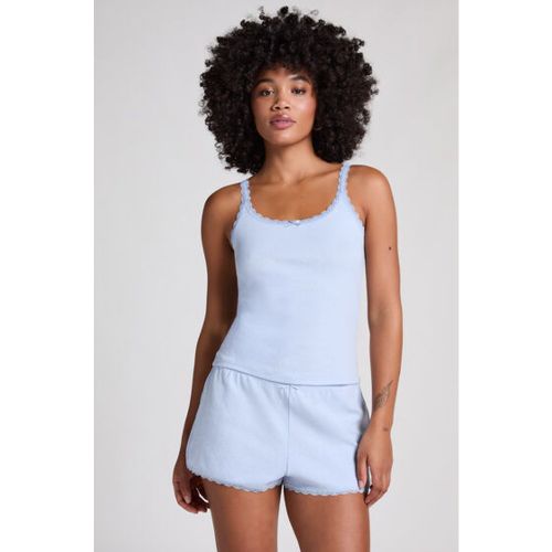 Hunkemöller Short Pointelle Bleu - Hunkemöller - Modalova