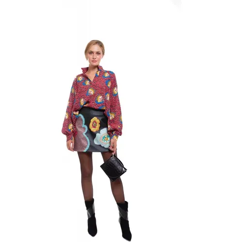 Chemise à manches longues avec motifs 42 - Stella Jean - Modalova