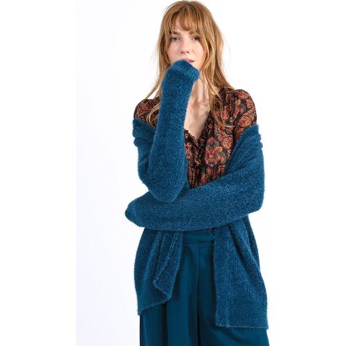 Long gilet maille chenille - MOLLY BRACKEN - Modalova