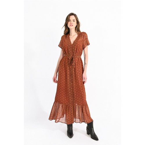 Robe longue à manches courtes - MOLLY BRACKEN - Modalova