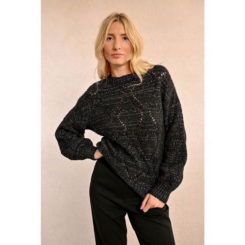 Pull maille pointelle ajouré et lurex - MOLLY BRACKEN - Modalova