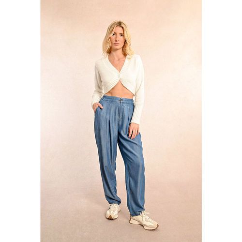 Pantalon brodé en lyocell - MOLLY BRACKEN - Modalova