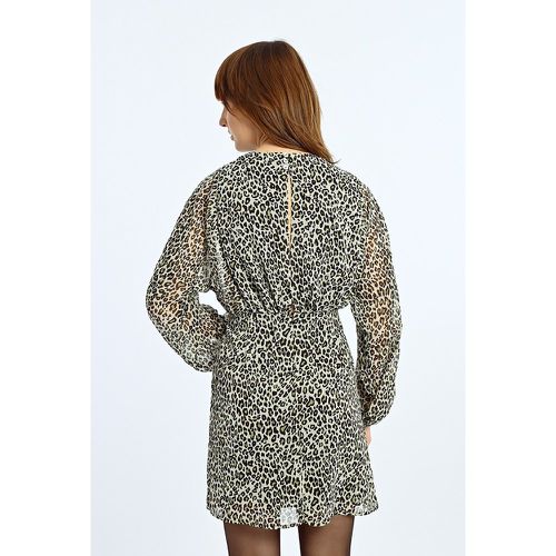 Robe courte imprimé animalier - LILI SIDONIO - Modalova