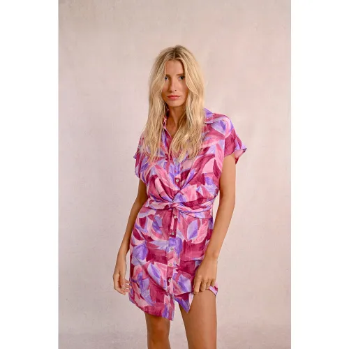 Robe chemise imprimée - MOLLY BRACKEN - Modalova