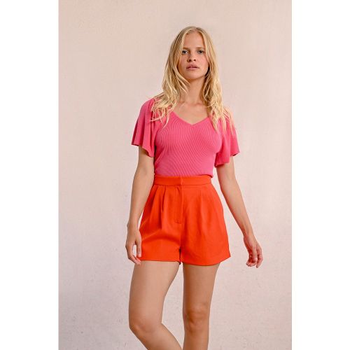 Short taille haute à pinces - MOLLY BRACKEN - Modalova