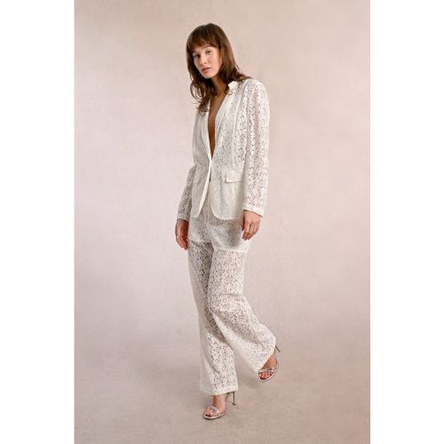 Pantalon large en dentelle - MOLLY BRACKEN - Modalova