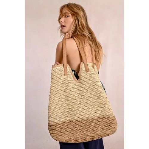 Sac cabas en paille - MOLLY BRACKEN - Modalova