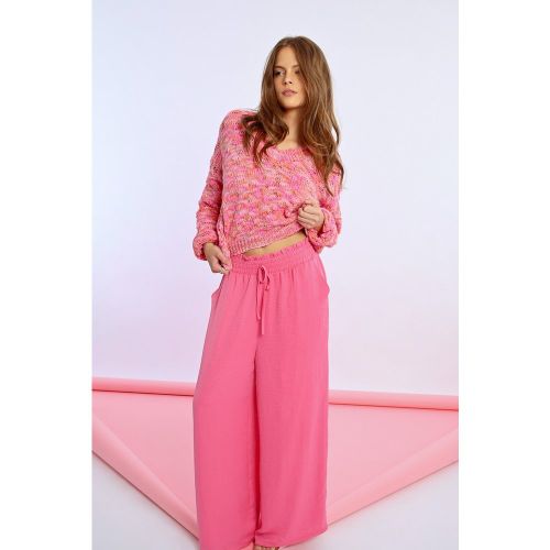 Pantalon taille haute, fluide - LILI SIDONIO - Modalova
